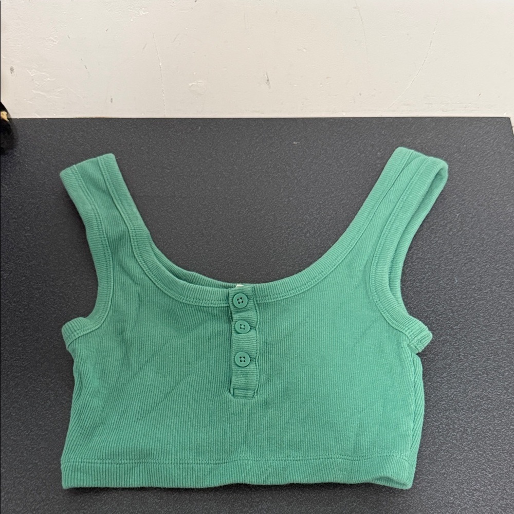 Cotton On Green Crop Top